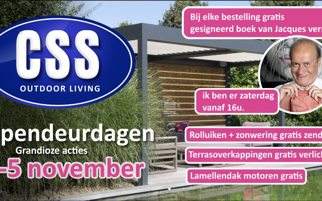 Opendeurdagen 4-5 november